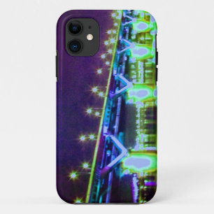 ・・ H ☼ Hermosa City Nightscape iPhone 5 Funda ☼・・・