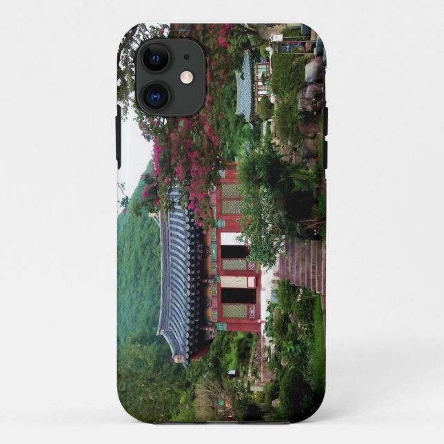 ・・ H ☼ Pyochungsa (templo) iPhone 5 Funda ☼・・・・・ (Reverso)