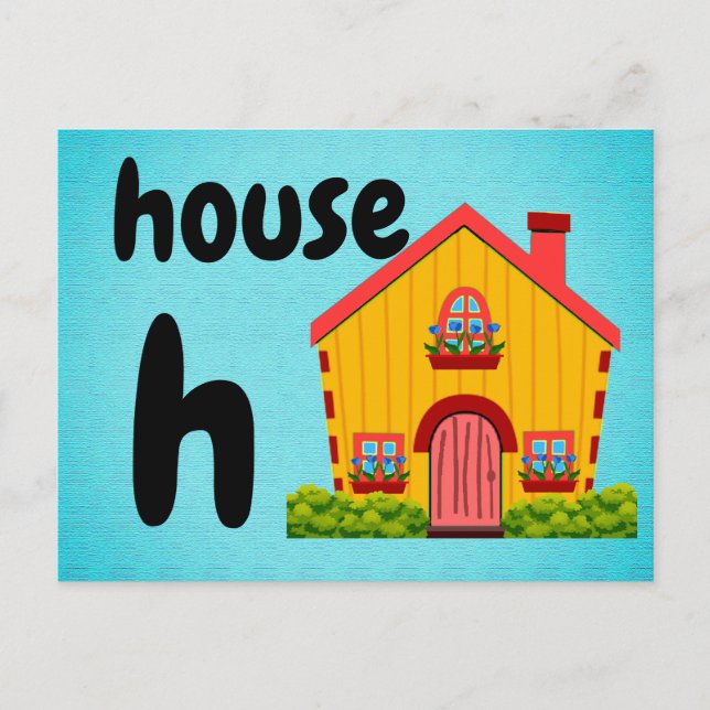 h - tarjeta flash de la casa (Anverso)