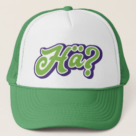 ¿Hä? ¿Eh? ¿QUÉ PASA? Funny Gorra de jerga alemana