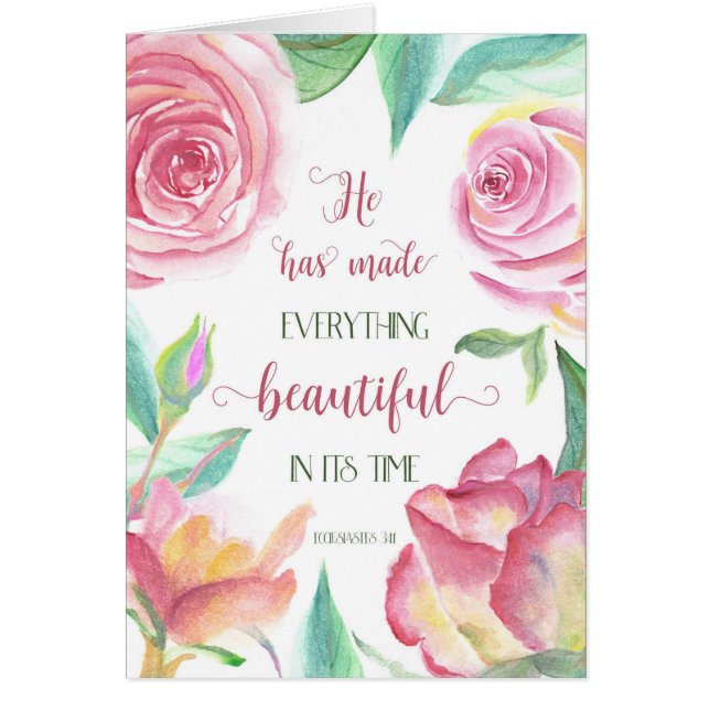 Ha Hecho Todo Lo Bello Eclesiastes 3:11 (Frente)