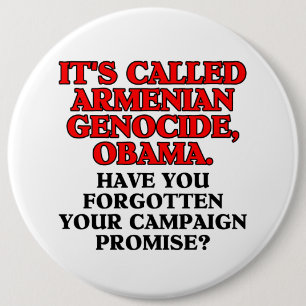 Ha llamado el genocidio armenian, botón colosal