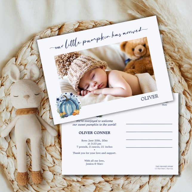 Ha Llegado Nuestra Calabacita Anuncio de Nacimient (Subido por el creador)