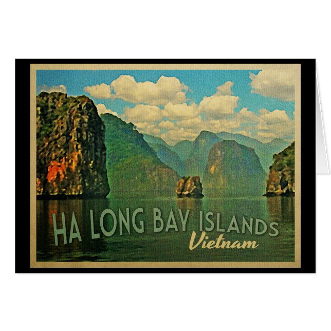 Ha Long Bay Islands Vietnam (Anverso (Horizontal))