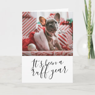 Ha Sido un Año Difícil Perro Navidad Personalizada