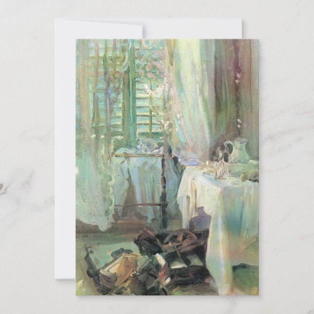 Habitación de hotel de John Singer Sargent (Anverso)