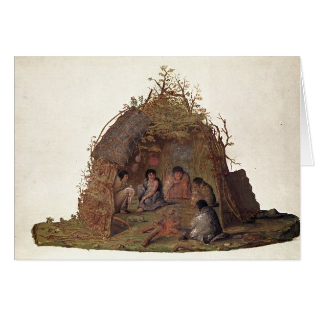 Habitantes de la isla de Terra del Fuego (Anverso (Horizontal))