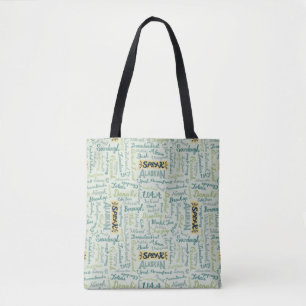 ¡Habla Alaskan! Bolso de tela