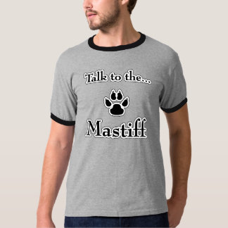 Habla con la camiseta negra de Mastiff