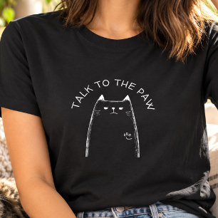 "Habla con la Pata" Camiseta Divertida para Amante