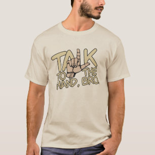 Habla Con Los camisetas Y Chaquetas De Mano