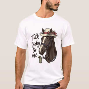 Habla Derby Conmigo Diseño de Camiseta Vintage de