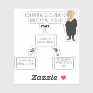 Habla uno a la vez Steno pegatina