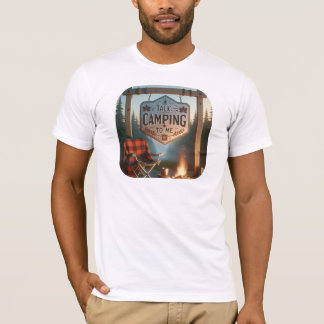 Háblame de Camping – Camiseta Vibes de Fogata