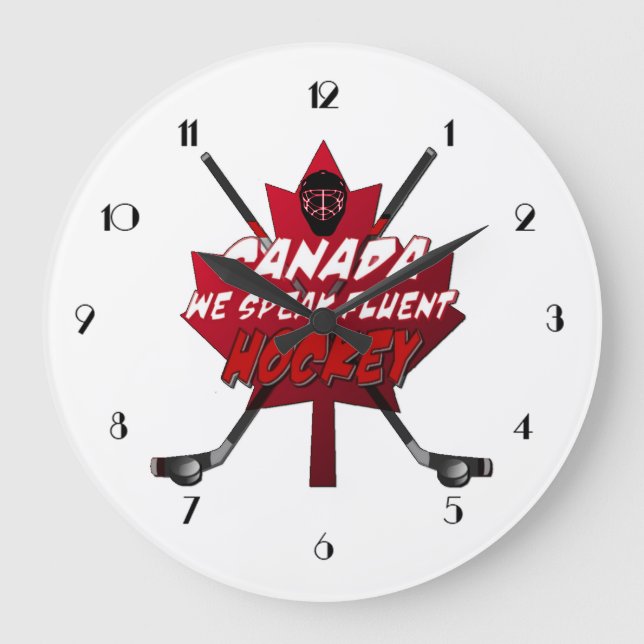 Hablamos con fluidez del reloj del humor de Canadá (Anverso)