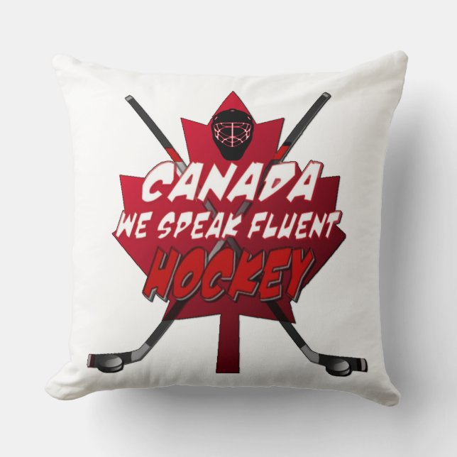 Hablamos la almohada fluida del humor de Canadá (Anverso)