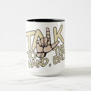 Hablar con la taza de mano - elegir estilo, color
