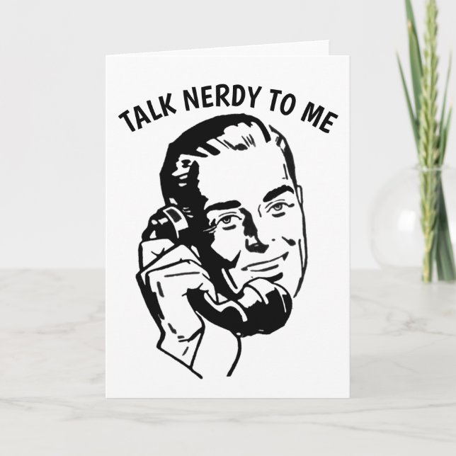 HABLAR DE NERDY PARA MÍ, Tarjetas de felicitación  (Anverso)