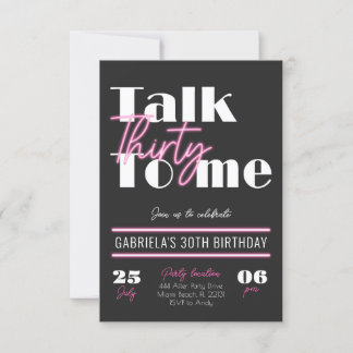 Hablar sucio de la invitación de la fiesta a mí