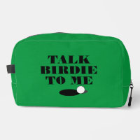 Hable con BIRDIE para mí gracioso bolso de inodoro