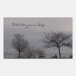 Hable con su Pegatina de perro por RoseWrites