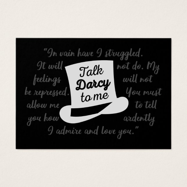 Hable Darcy Conmigo (Frente)