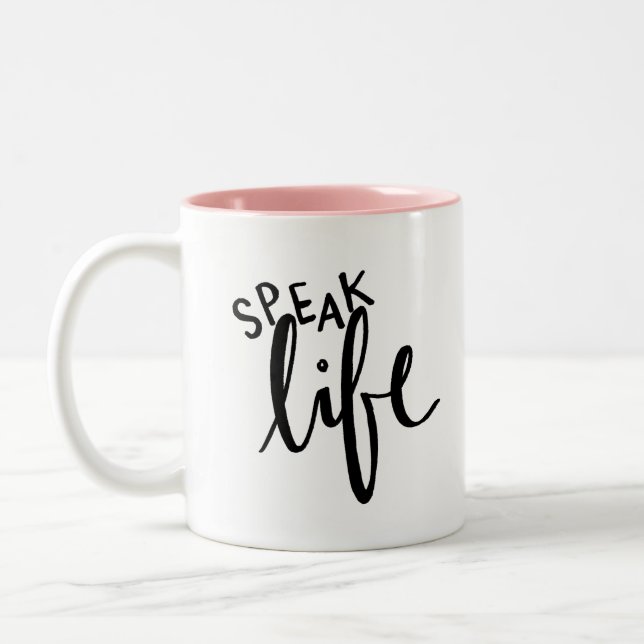 Hable la taza de la vida por favores innegables (Izquierda)