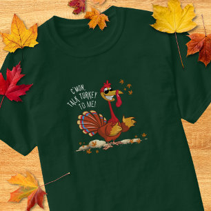 Hable Turquía Conmigo Camiseta Silly (Imagen Vívid