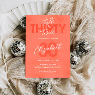 Hábleme Treinta Para Mi Tarjeta De Invitación De C