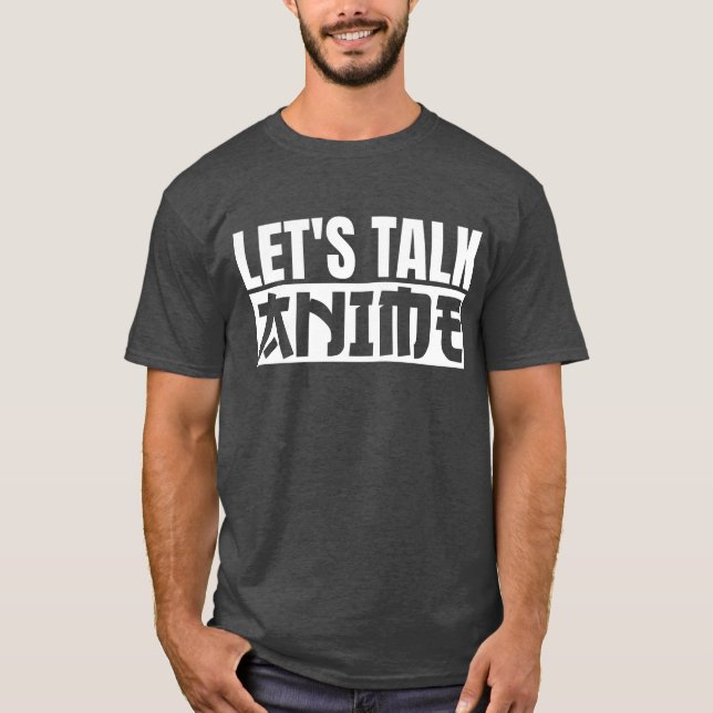 Hablemos de la camiseta de Anime (Anverso)