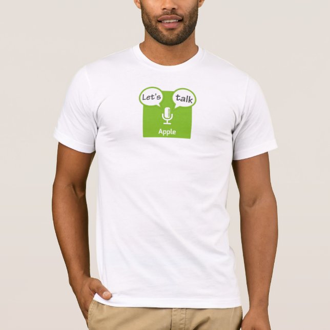 Hablemos la camiseta de Apple (Anverso)