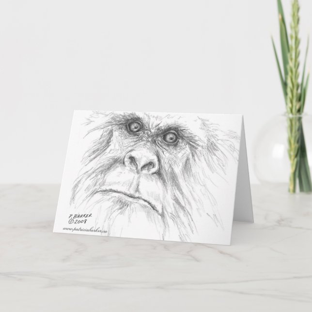 Hablemos tarjetas de nota de Bigfoot (Anverso)