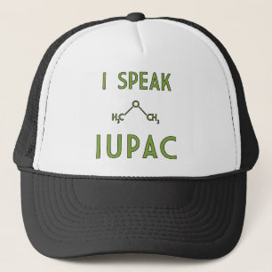 Hablo el gorra del camionero de IUPAC