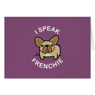 Hablo Frenchie - púrpura