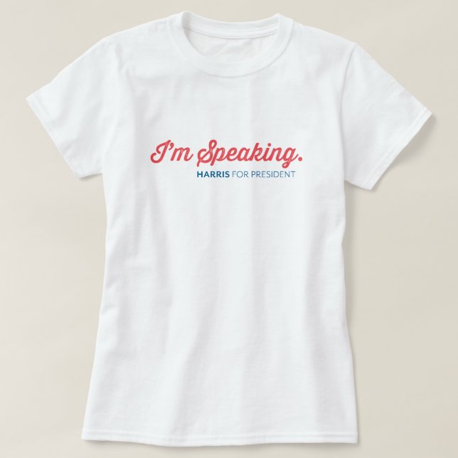 Hablo Harris por la camiseta del presidente (Diseño del anverso)