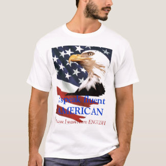 Hablo la camisa para hombre AMERICANA fluida