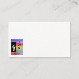 Hablo la tarjeta de visita del ASL