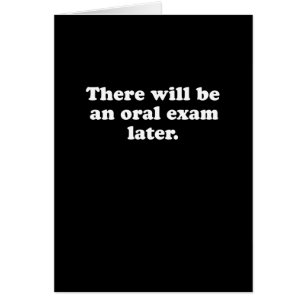 HABRÁ UN EXAMEN ORAL MÁS ADELANTE (2)