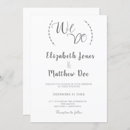 Hacemos caligrafía invitación de matrimonio Minima