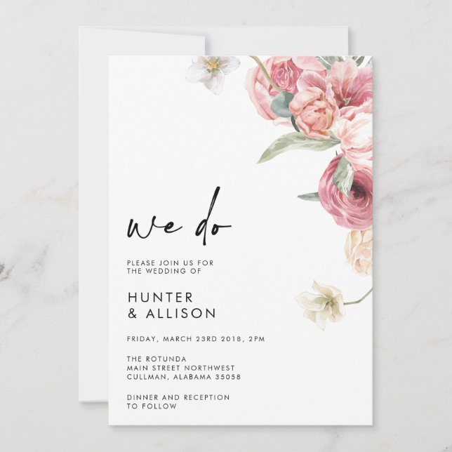 Hacemos Invitación de Boda | Annabeth (Anverso)