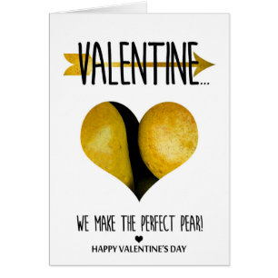 Hacemos la pera perfecta para el Día de San Valent
