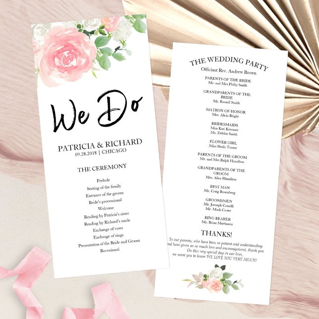 Hacemos Rosas rosados de Rubor Programa de Bodas F (Subido por el creador)