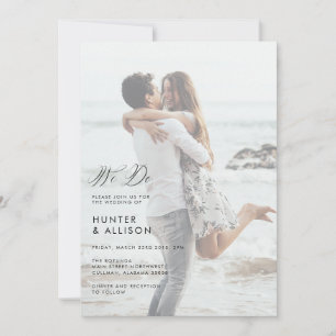 Hacemos una invitación de fotografía Boda