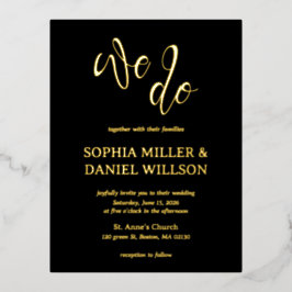 Hacemos una invitación de matrimonio caligráfico M