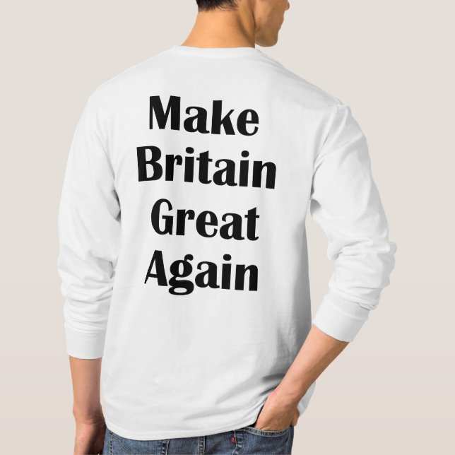 Hacer a Gran Bretaña una camiseta nueva (Reverso)