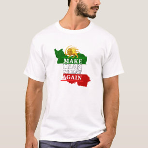 Hacer a Irán una camiseta grande de nuevo