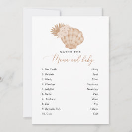 Hacer coincidir los juegos de Baby Shower de Mama