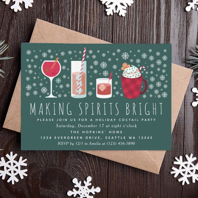 Hacer de los Espíritus una fiesta navideña brillan (Subido por el creador)