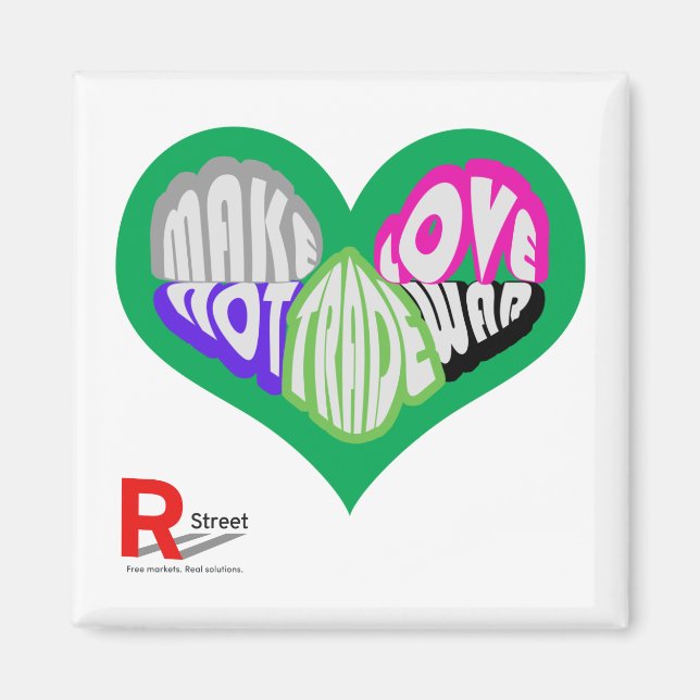 Hacer del amor comercial no del comercio el imán d (Frente)