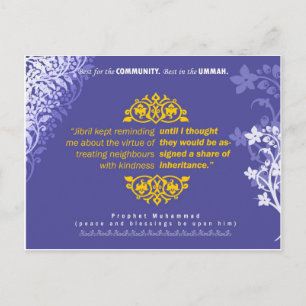 Hacer el bien a los vecinos Tarjeta